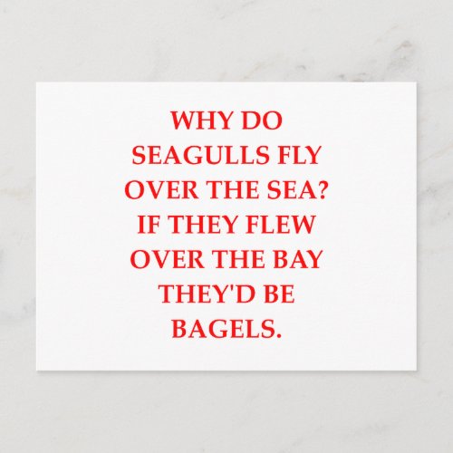 BAGELS POSTCARD