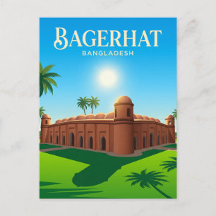 Bagerhat Mosque City Bangladesh Postcard