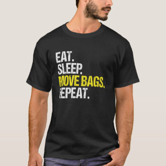 Baggage Handler Eat Sleep Routine Long Sleeve T-Shirt