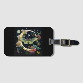 Baggage label - Butterfly of Night Luggage Tag