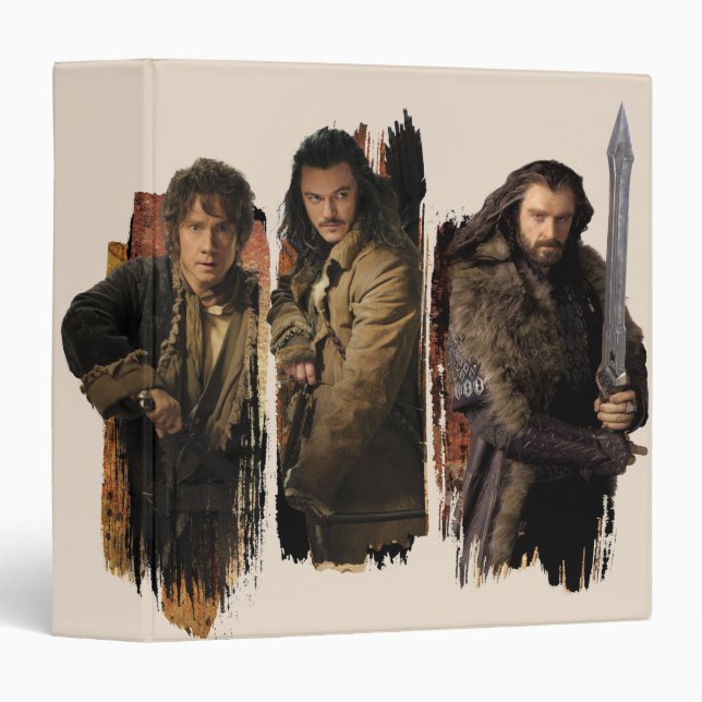 BAGGINS™, BARD THE BOWMAN™, & THORIN OAKENSHIELD™ BINDER (Front/Spine)