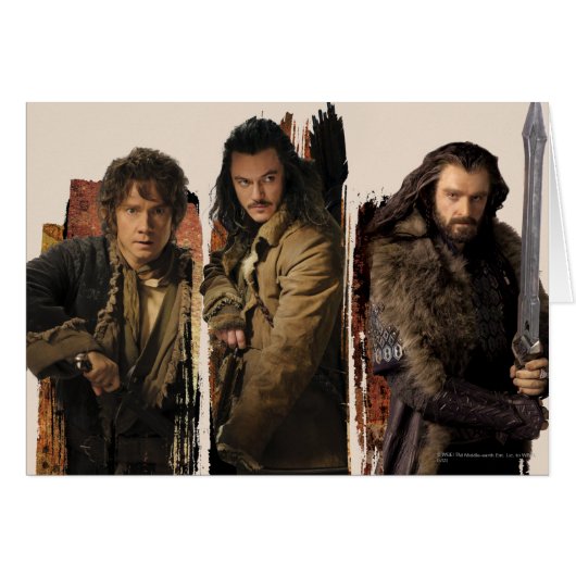 BAGGINS™, BARD THE BOWMAN™, & THORIN OAKENSHIELD™ CARDS (Front Horizontal)