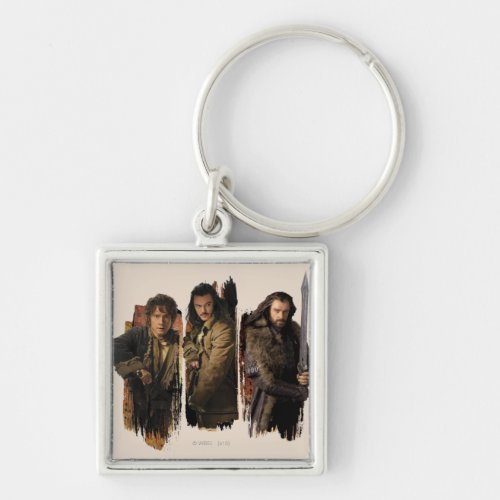 BAGGINS BARD THE BOWMAN  THORIN OAKENSHIELD KEYCHAIN