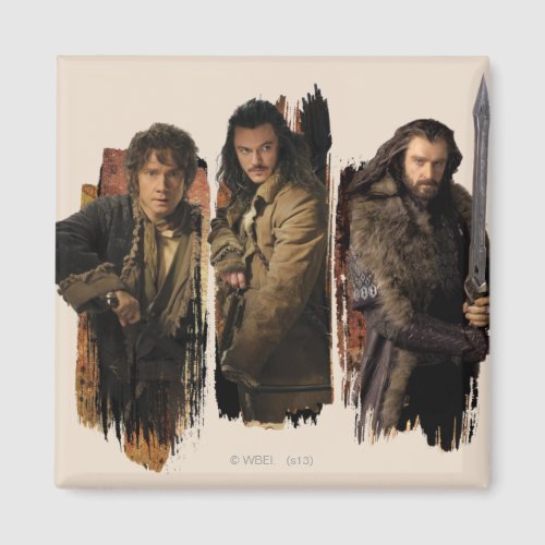 BAGGINS BARD THE BOWMAN  THORIN OAKENSHIELD MAGNET