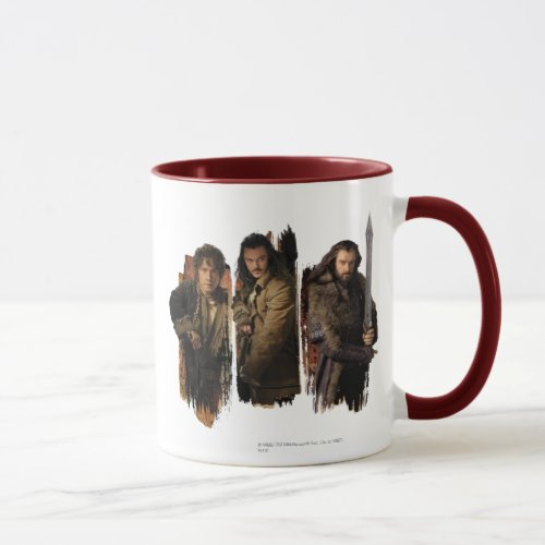 BAGGINS BARD THE BOWMAN  THORIN OAKENSHIELD MUG