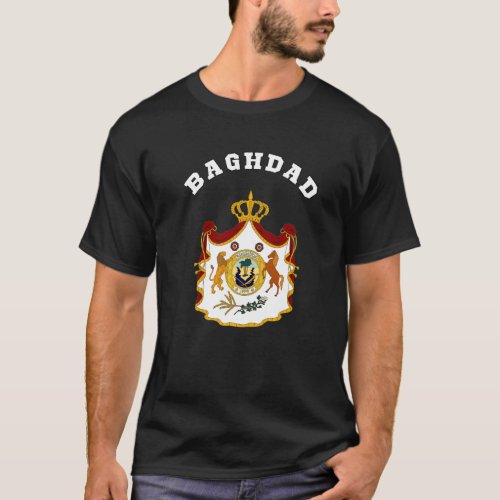 Baghdad Coat Of Arms Souvenir  Flag T_Shirt