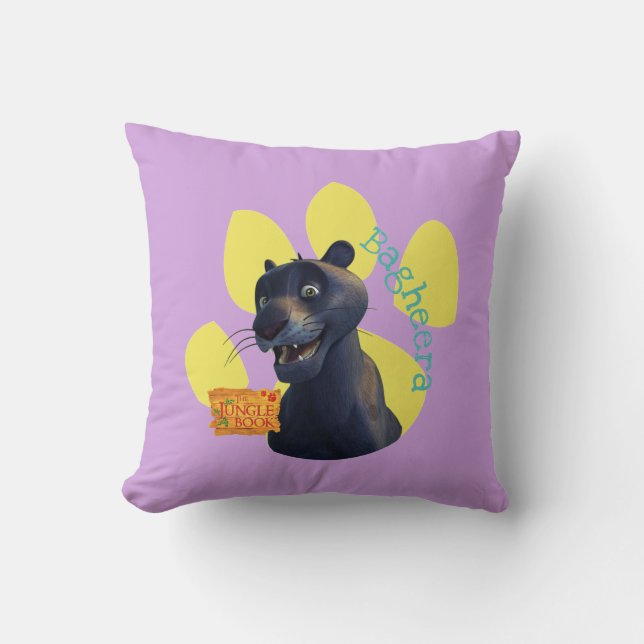 Bagheera 1 throw pillow (Front)