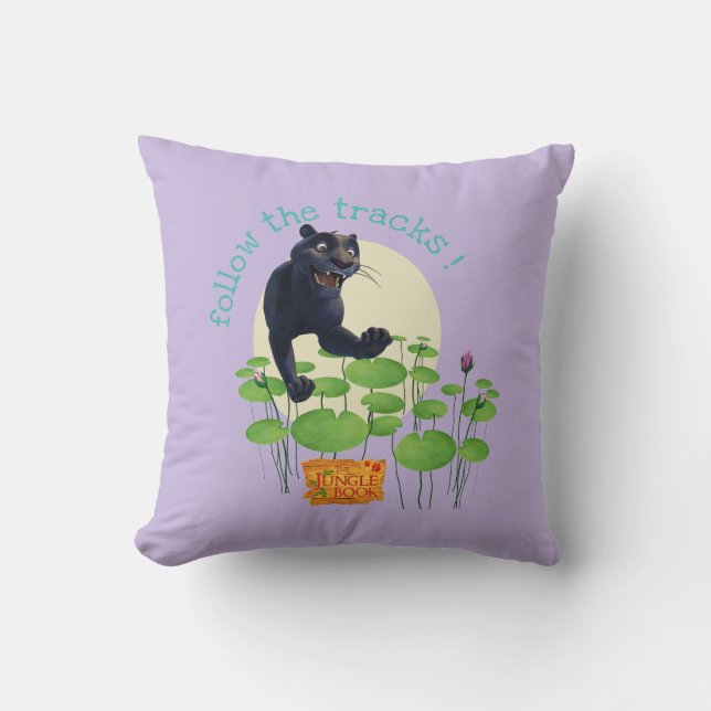 Bagheera 2 throw pillow (Front)