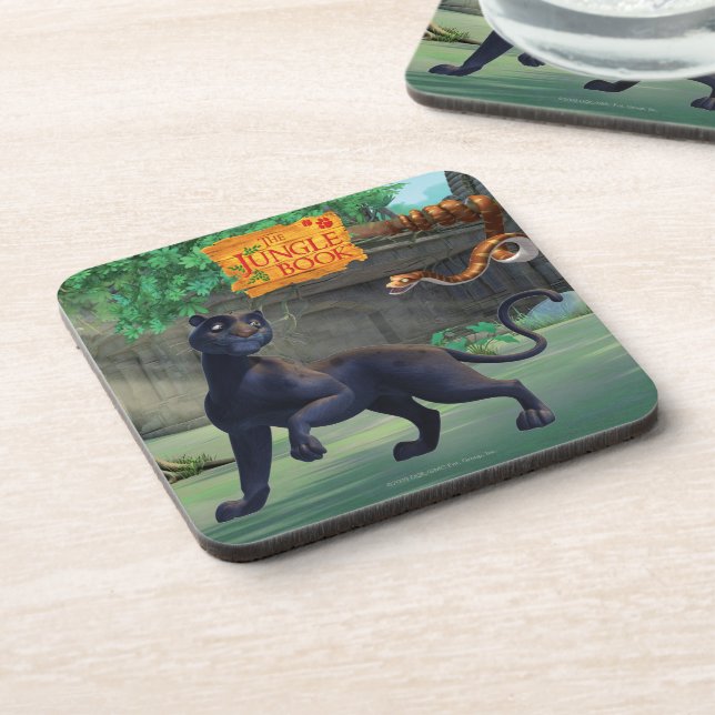 Bagheera 3 beverage coaster (Left Side)