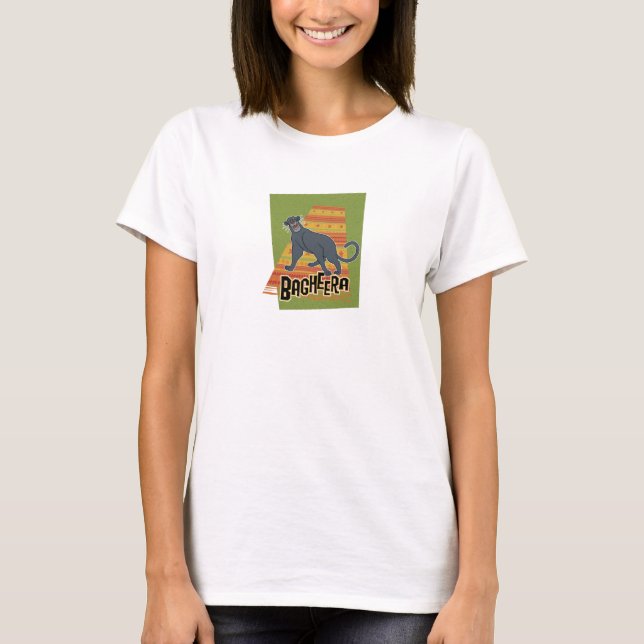 Bagheera With Name and Art Disney T-Shirt (Front)
