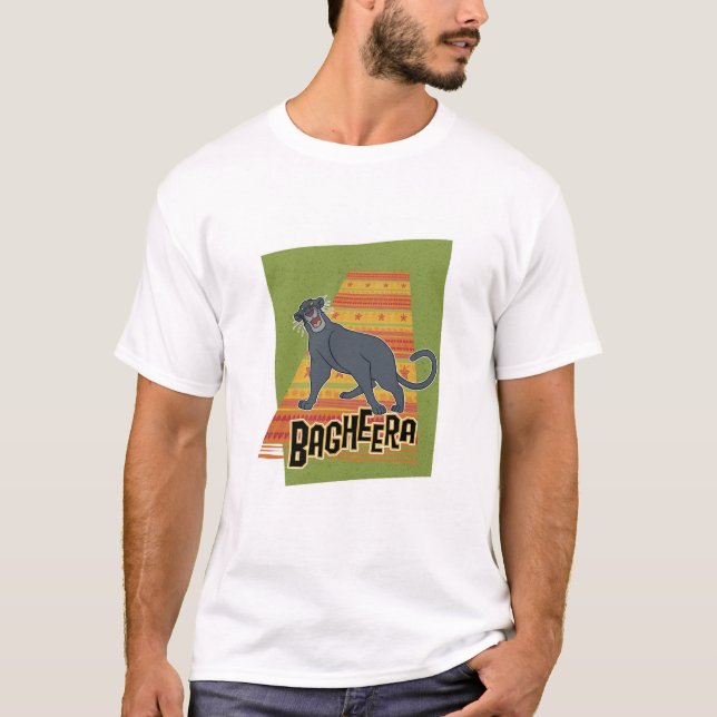 Bagheera With Name and Art Disney T-Shirt (Front)