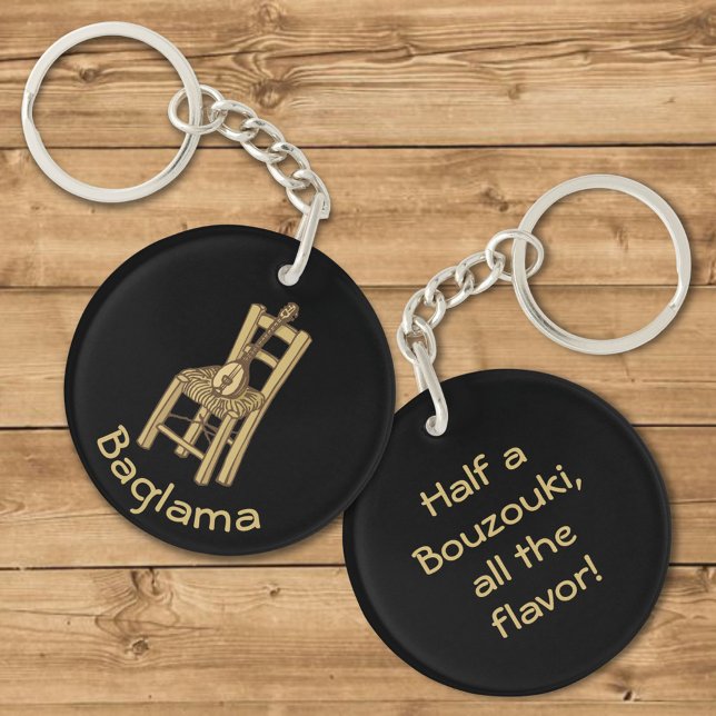 Baglama on Chair Keychain (Creator Uploaded)