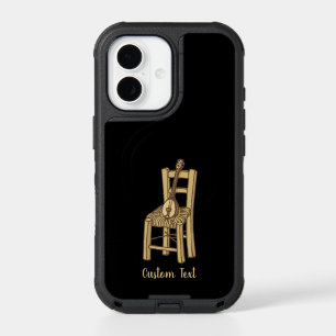 Baglama on Chair iPhone 17 Case