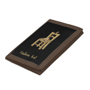 Baglama on Chair Tri-fold Wallet