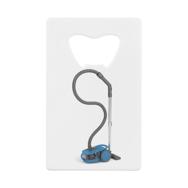 Bagless vacuum cleaner credit card bottle opener (Front)