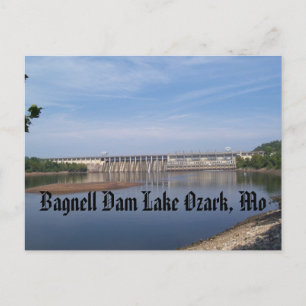 Bagnell Dam Lake Ozark, Mo Postcard