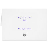 Bagni Di Lucca Cards (Back Horizontal)