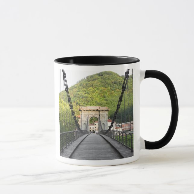 Bagni di Lucca, Tuscany, Italy - An old bridge Mug (Right)