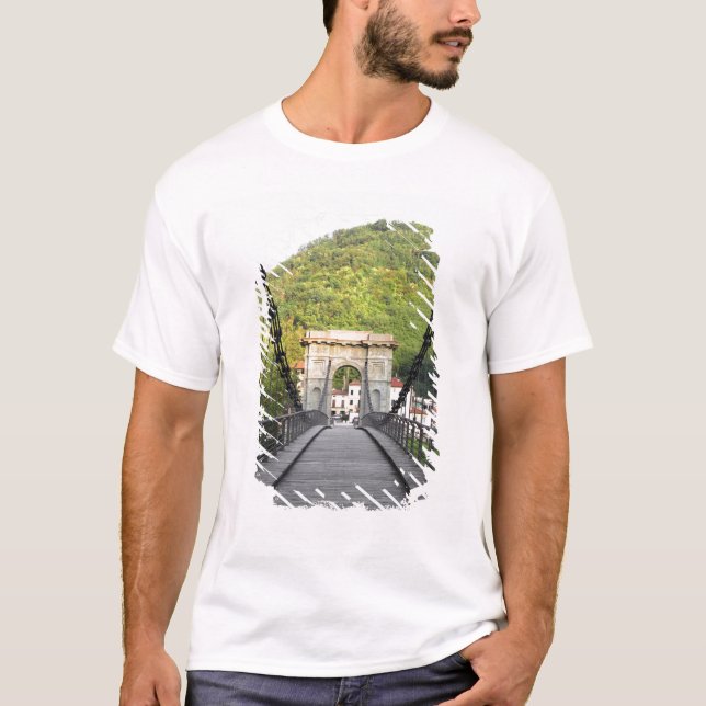Bagni di Lucca, Tuscany, Italy - An old bridge T-Shirt (Front)