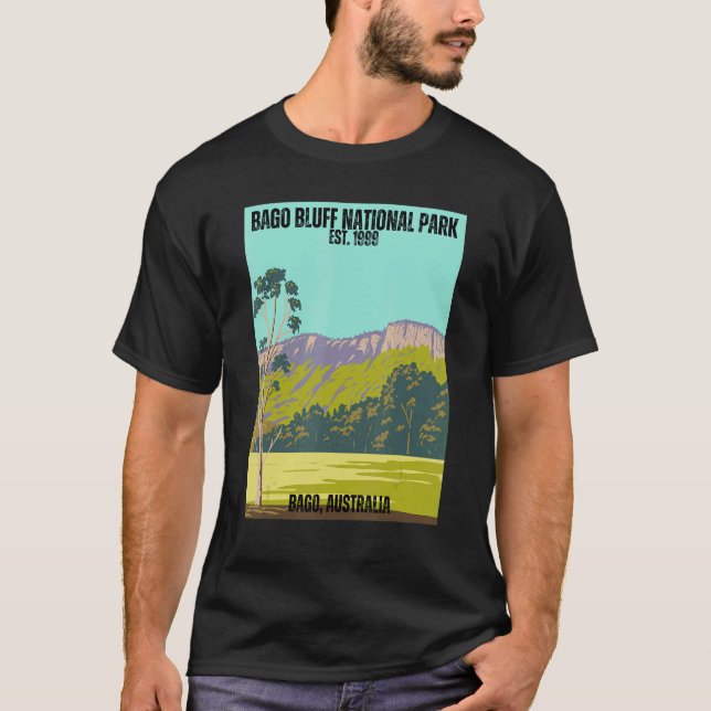 Bago Bluff National Park Lover Australia Souvenir T-Shirt (Front)