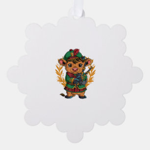 Bagpipe Bagpipes Ornament Card