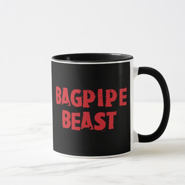 Bagpipe Beast Mug (Right)