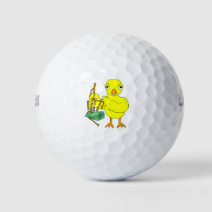 Bagpipe Chick Golf Balls