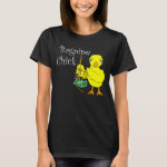 Bagpipe Chick Text T-Shirt
