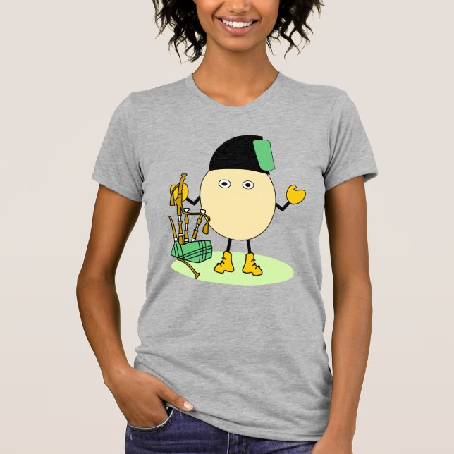 Bagpipe Egghead T-Shirt (Front)