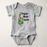 Bagpipe Music Rocks Baby Bodysuit