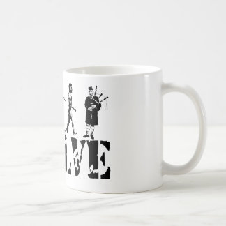 Bagpipe Pipers Bagpiper Musical Evolution Art Coffee Mug