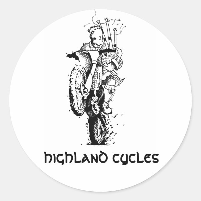 Bagpipe Sticker (Front)