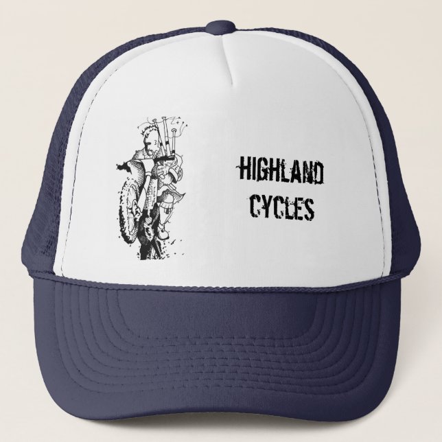 Bagpipe Trucker Hat (Front)