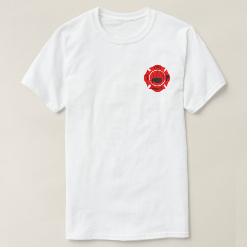 Bagpiper Fireman Design T_Shirt