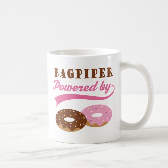 Bagpiper Funny Gift Coffee Mug (Right)