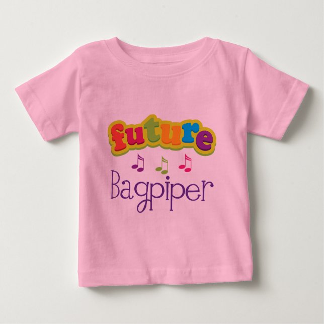 Bagpiper (Future) Baby T-Shirt (Front)