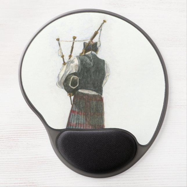 Bagpiper Gel Mouse Pad (Front)