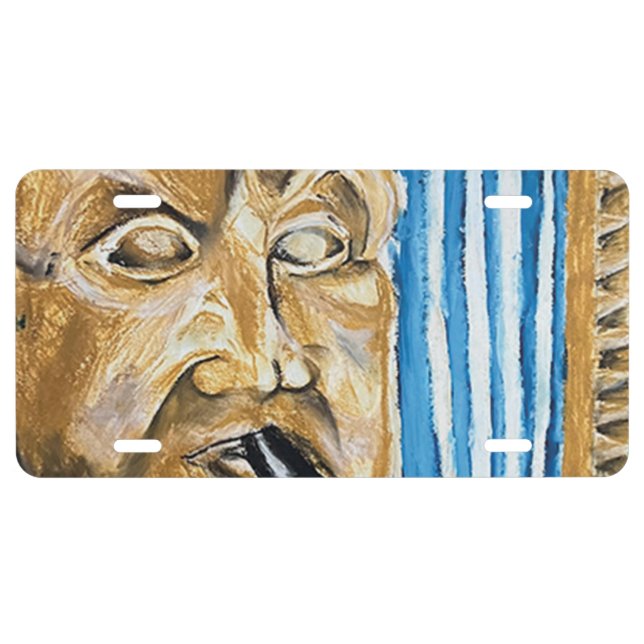 Bagpiper License Plate (Front)