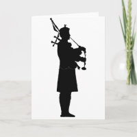 Bagpiper Silhouette