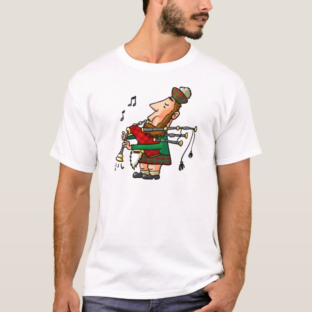 Bagpiper T-Shirt (Front)
