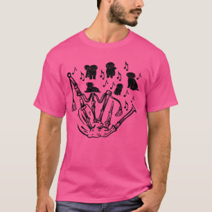 Bagpipes And Dogs Bagpiping Dog Lover Bagpipe fami T-Shirt
