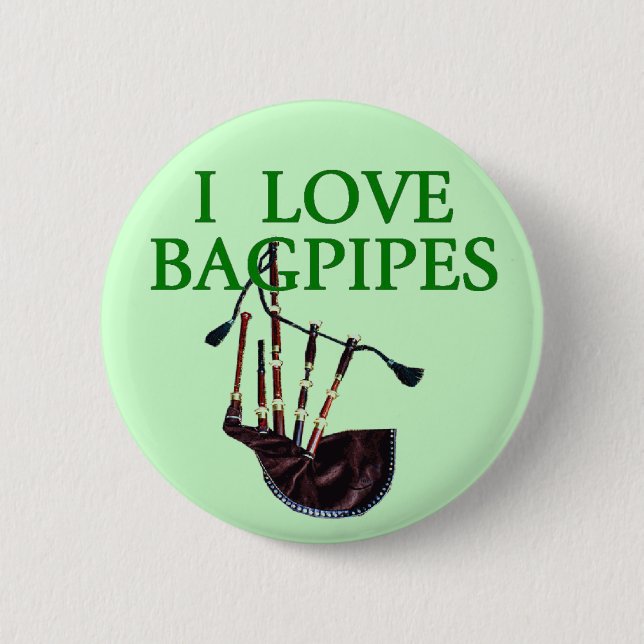 Bagpipes Button (Front)