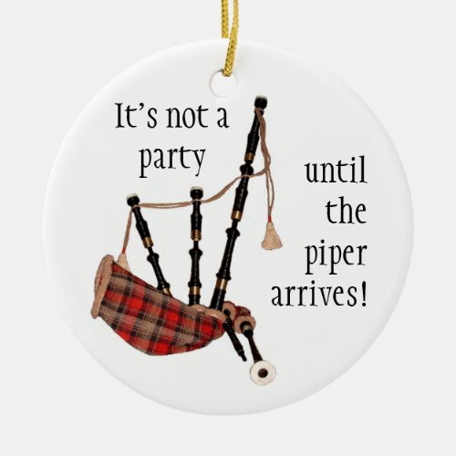 BAGPIPES Christmas ornament