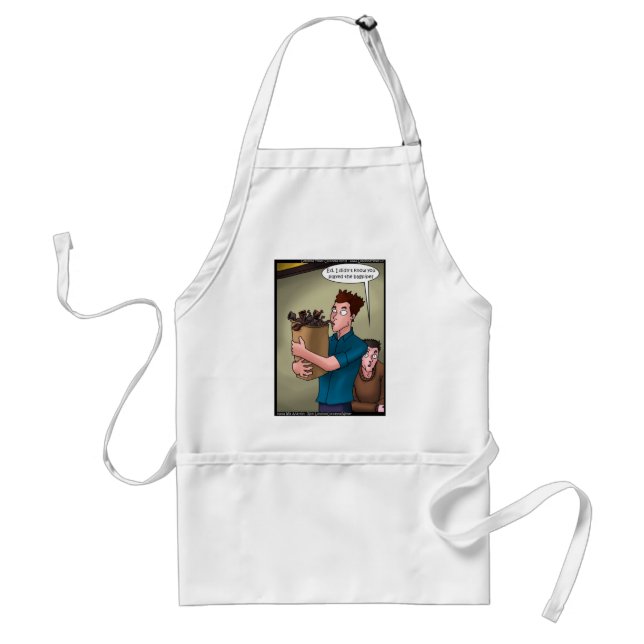Bagpipes Funny Gifts Tees Mugs Cards Etc Adult Apron (Front)