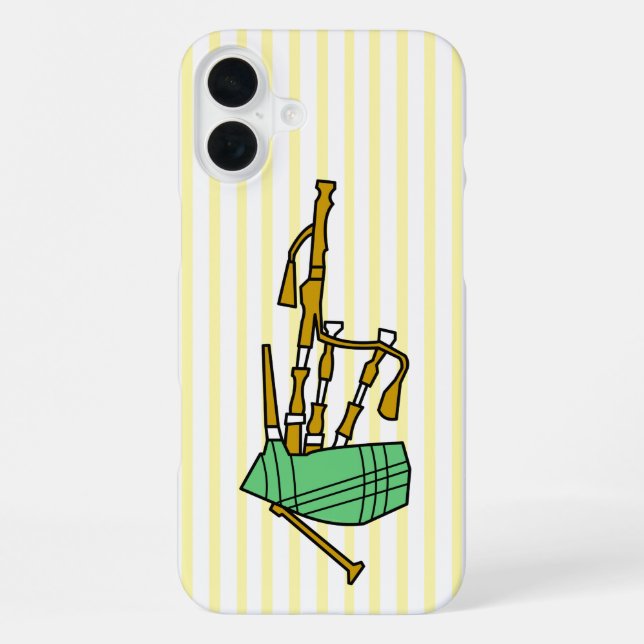 Bagpipes Iphone Case (Back)