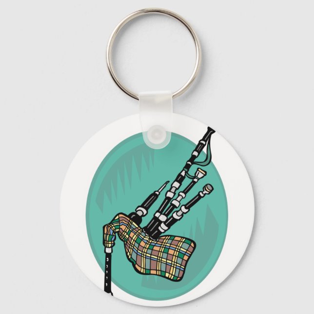 bagpipes keychain (Front)