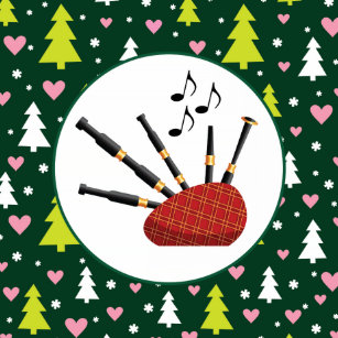 Bagpipes Music Instrument Christmas Snowflake Pewter Ornament Bagpipes Music Instrument Christmas Snowflake Pewter Ornament