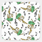 Bagpipes Music Note Pattern