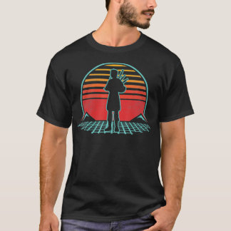 Bagpipes Player Retro Vintage 80s Style Musician T-Shirt