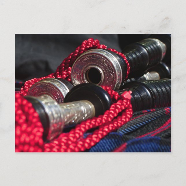 Bagpipes Postcard (Front)